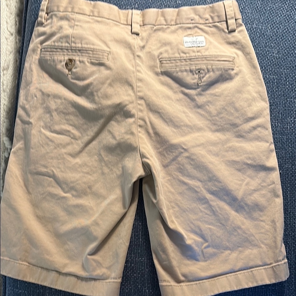 Vineyard Vines Tan Flat Front Shorts